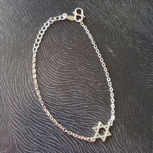 ❣️Sale🔥Sterling Silver Star of David Dainty Bracelet